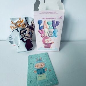 Unopened bag NEW LAZY YOGA SHOW OFF MONSTERS Authentic POP MART Labubu